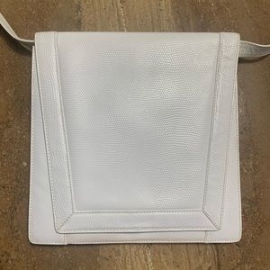 Vintage White Astor Italian purse